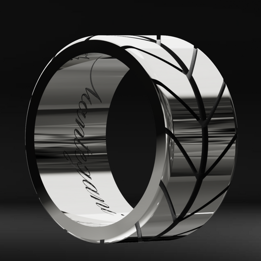 Ring Tire One polished finish
